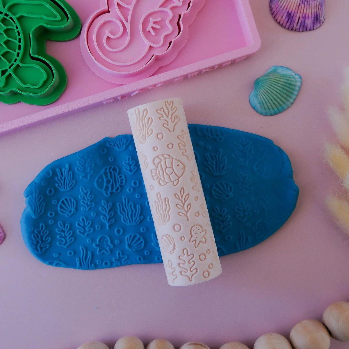 Eco Textured Play Dough Roller